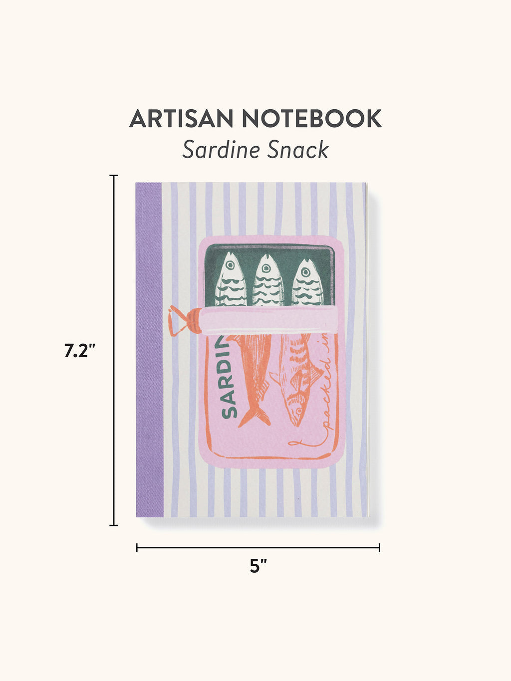 Sardine Snack Artisan Notebook