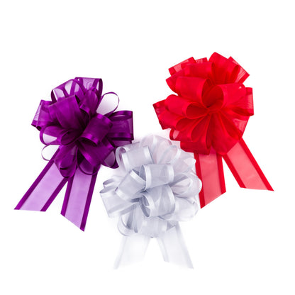 Satin Edge Organza Pull Bows