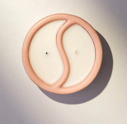 Yin & Yang Dusty Pink Cactus Flower Watermint Candle