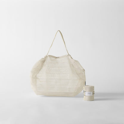 Shupatto Mesh Reusable Bag 25L Sand Beige