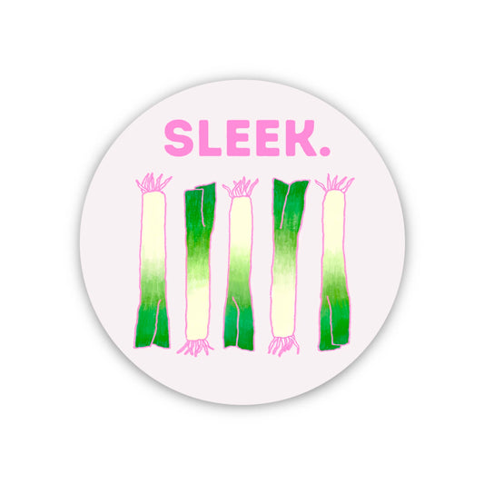 S3 Sleek Leek Sticker