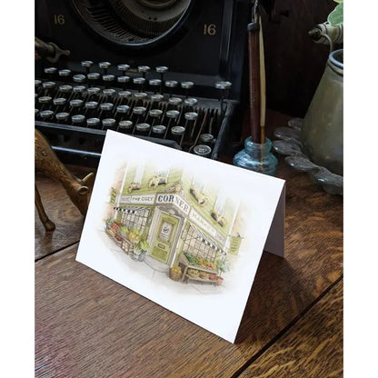 Small Town Corner Store Card