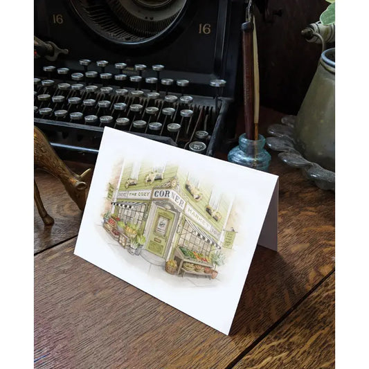 Small Town Corner Store Card