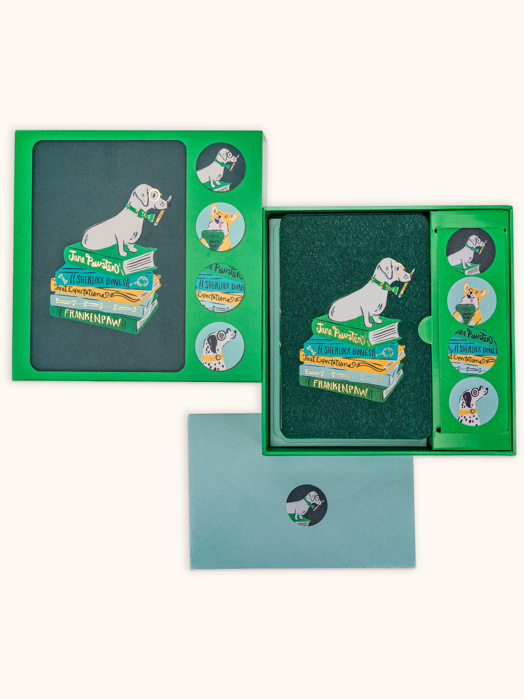 Smart Pups Assorted Note Card Set with Stickers