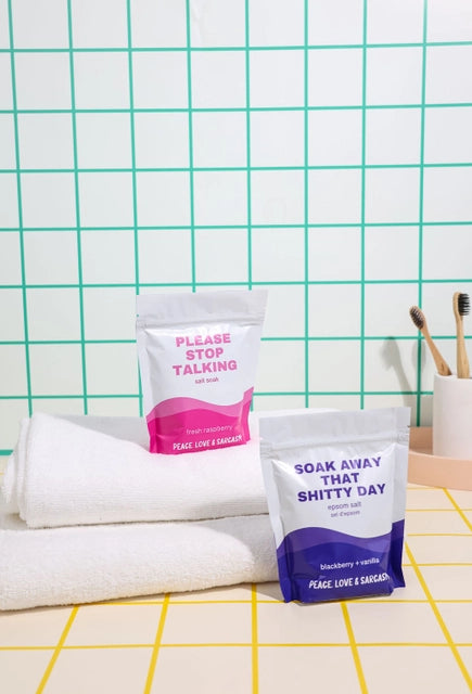 Soak Away That Shitty Day Epsom Salt Bath Soak