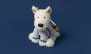Munro Scottie Dog Space Outfit Plush Toy