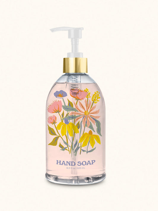 Spring Blooms Liquid Hand Soap Decorative Insert