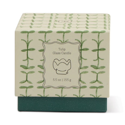 Verbena + Lemongrass Tulip 5.5oz Candle
