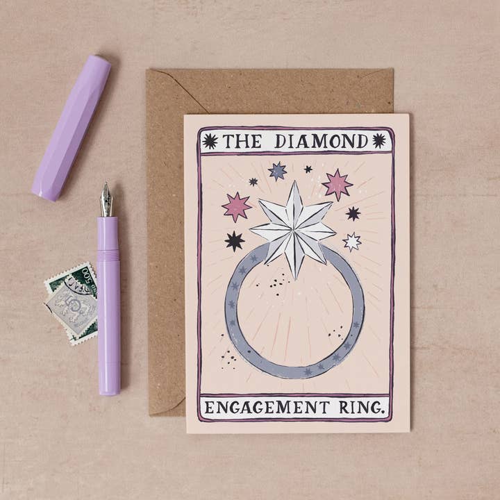 Tarot Engagement Ring Card