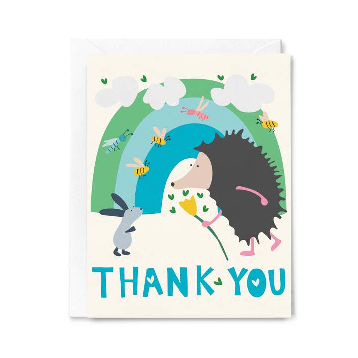 Thank You Hedgehog Card