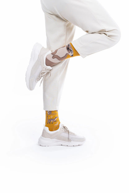 The Meerkat Crew Socks
