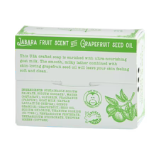 Jabara Fruit Scent With Grapefruit Seed Oil Goat Milk Soap 5oz