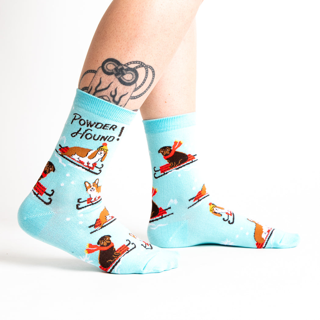 Women's Crew Powder Hound Socks