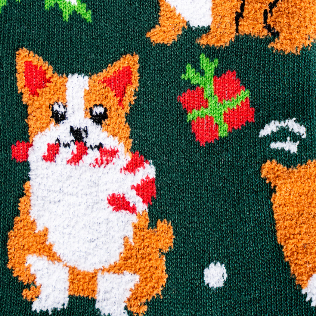 Women's Crew Merry Corgmas Socks
