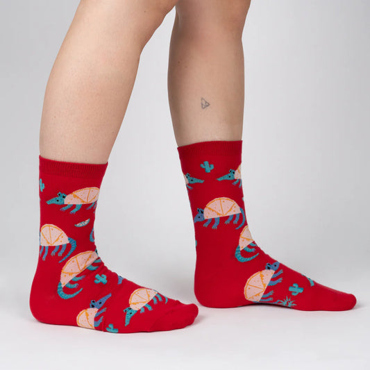 Women's Crew Socks Ques-adillo