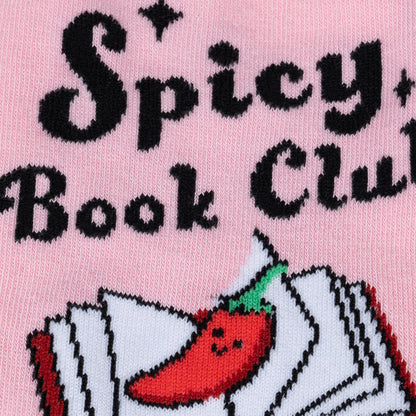 Women's Crew Socks Spicy Book Club