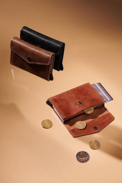 Envelope Wallet Vintage Black