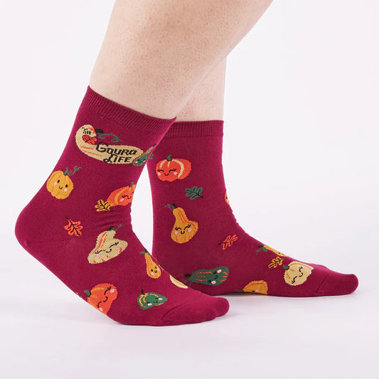 Women's Crew Socks The Gourd Life