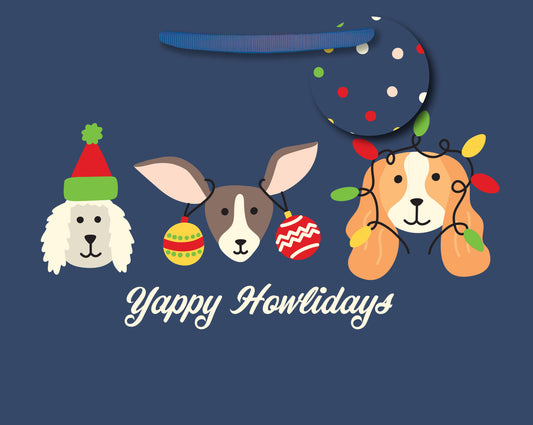 Yappy Howlidays Medium Gift Bag