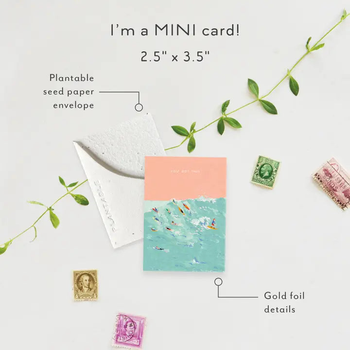You Got This Sprout Mini Greeting Card