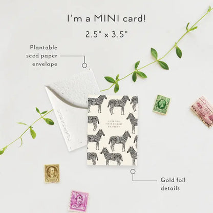 Ze-best Sprout Mini Greeting Card