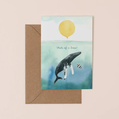 Whale of a Time Card
