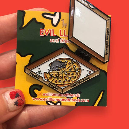 @23 Pizza Rat Enamel Pin