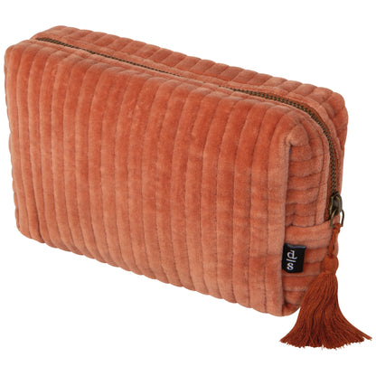 Copper Quilted Cosm Bag