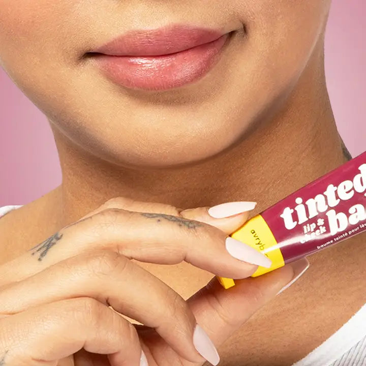 Vegan Lip & Cheek Tinted Balm - Plum Delight