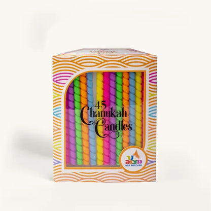 Chanukah Candles Spiral