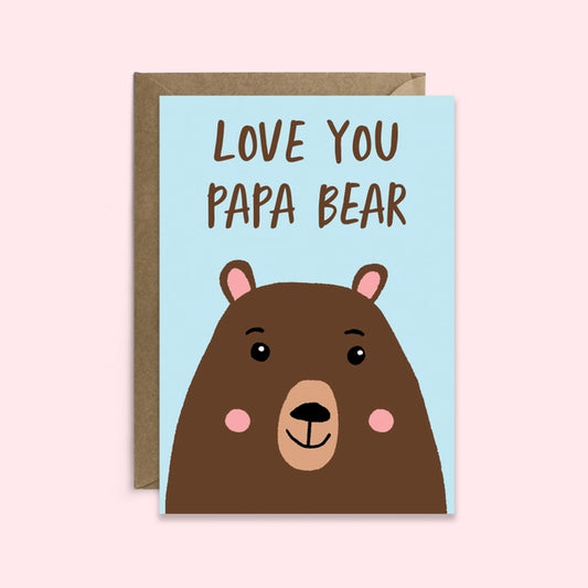 Papa Bear Father's Day Card