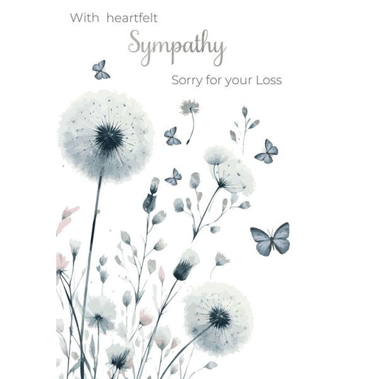 Heartfelt Sympathy, Dandelion Card
