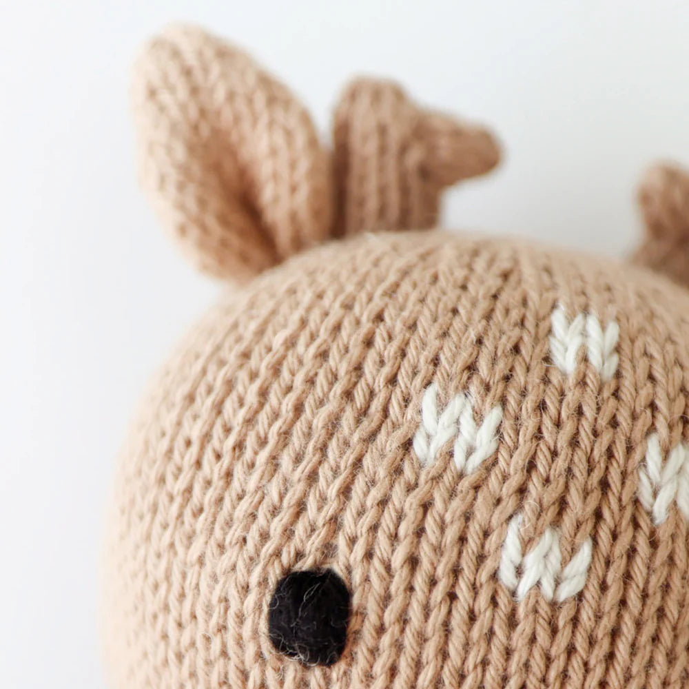 Baby Fawn Hand-Knit Doll
