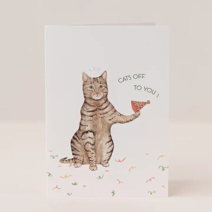 Cats Off! Card