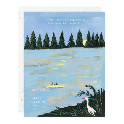 The Adventure Of Us Wedding Card