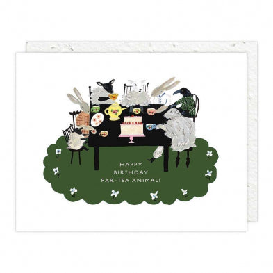Par-Tea Birthday Card