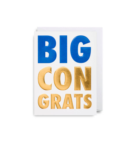 Mini Big Congrats Card