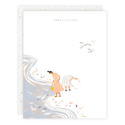 Treasures Sprouts Mini Greeting Card