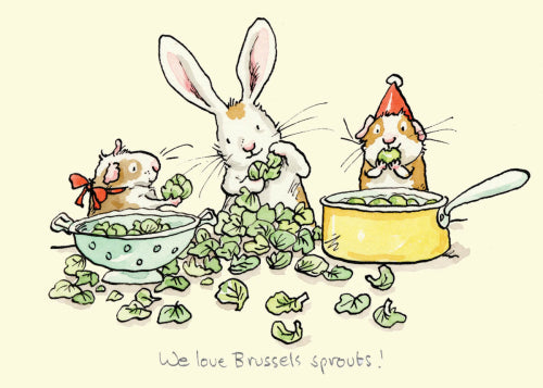 We Love Brussel Sprouts Card