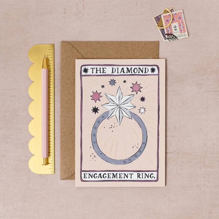 Tarot Engagement Ring Card