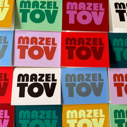 Chunky Mazel Tov Boxed Greeting Cards