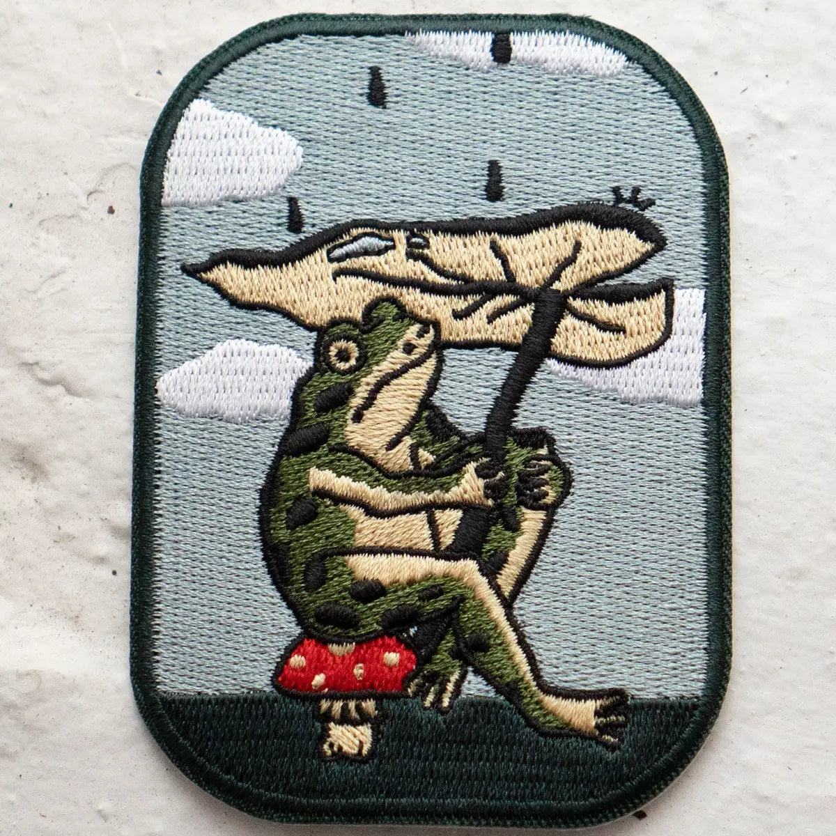 #19 Leaf Umbrella Frog Sticky Patch