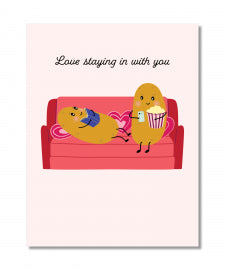 Couch Potatoes Card