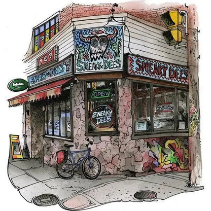 Sneaky Dee's Toronto Postcard