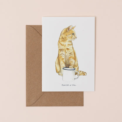 Paw Me a Tea Card