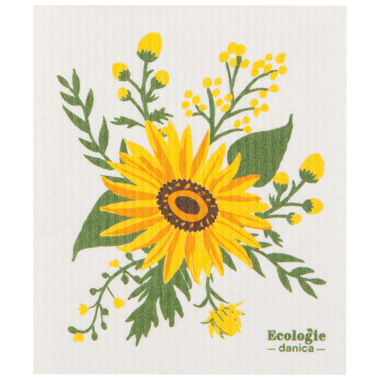 Swedish Dishcloth Sunflower Splendor