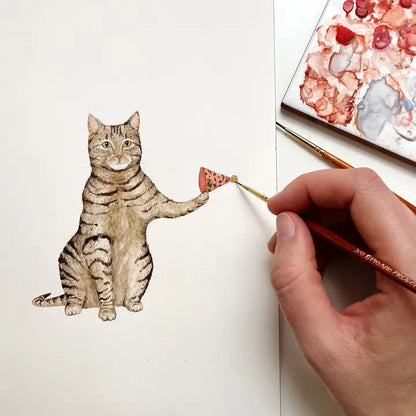 Cats Off! Card