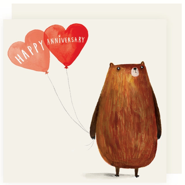 Love Bear Anniversary Greeting Card