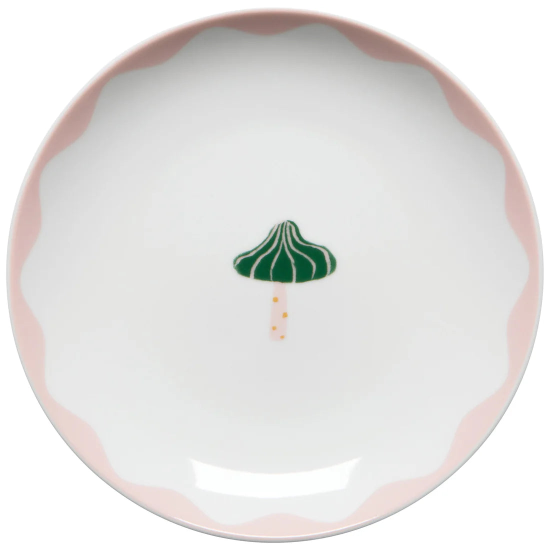 Mushroom Gems Appie Plates Set of 4