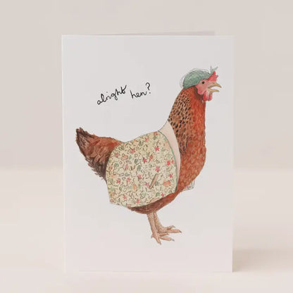 Alright Hen Card